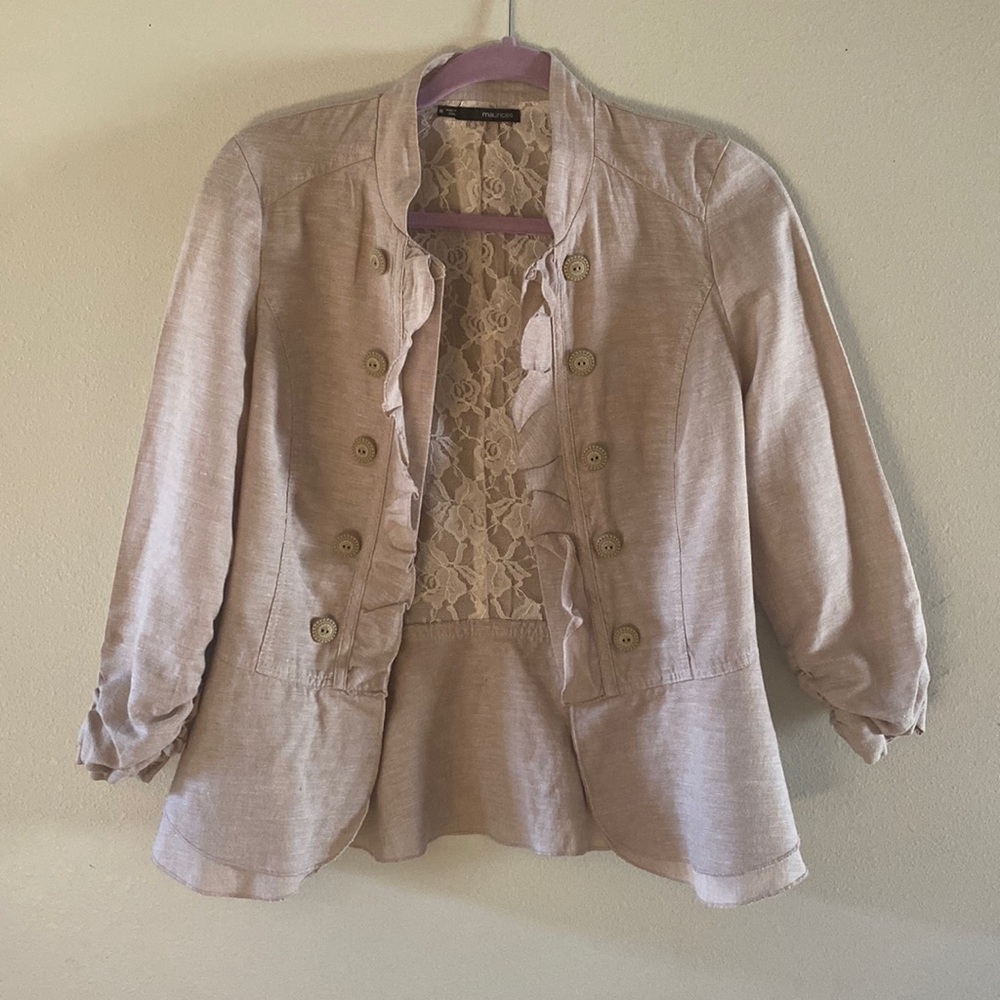 Maurice’s Blazer, Tan, Size Medium